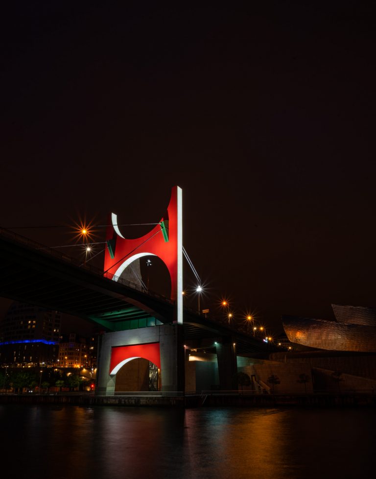 Puente de La Salve Noche Bilbao