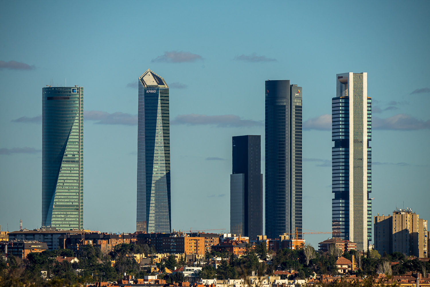Cuatro Torres Business Area Madrid Rascacielos