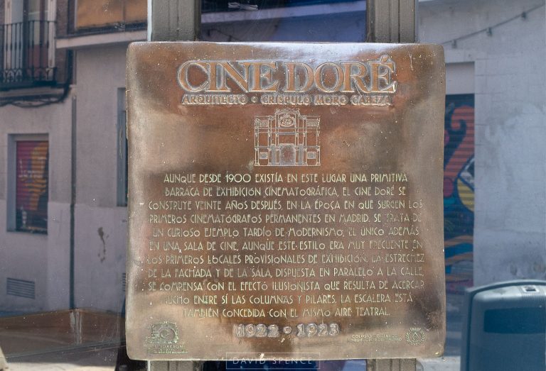 Placa Cine Dore Filmoteca Española